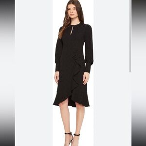 Nanette Lepore Divine Dress New NWT Jacquard 8 Long Sleeves